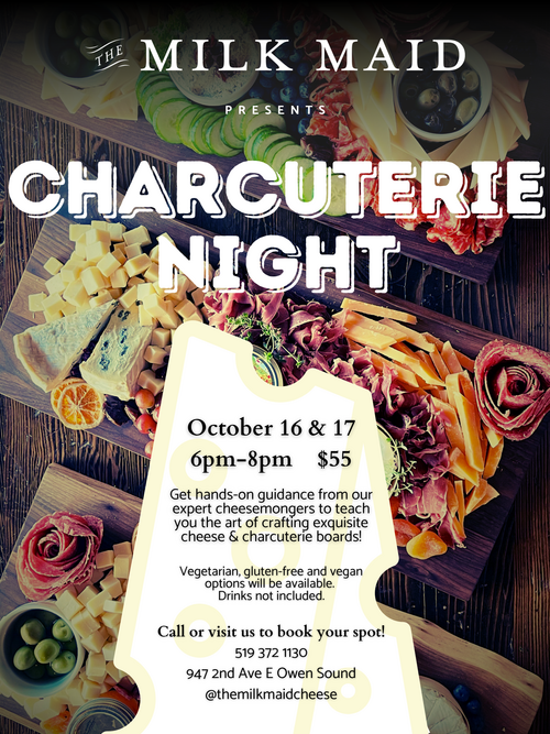 Event image Charcuterie Night at The Milk Maid